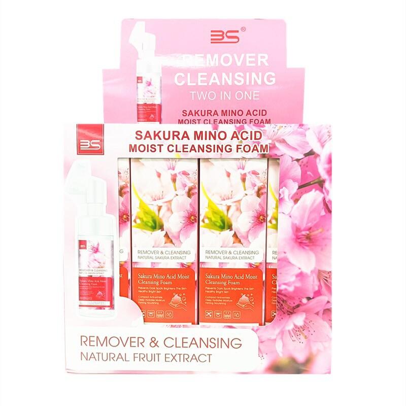 All-english 3S Cherry Blossom Bubble Facial Cleanser 150ml Facial Cleanser Mousse Hydrates, moisturizes and controls oil Specification image