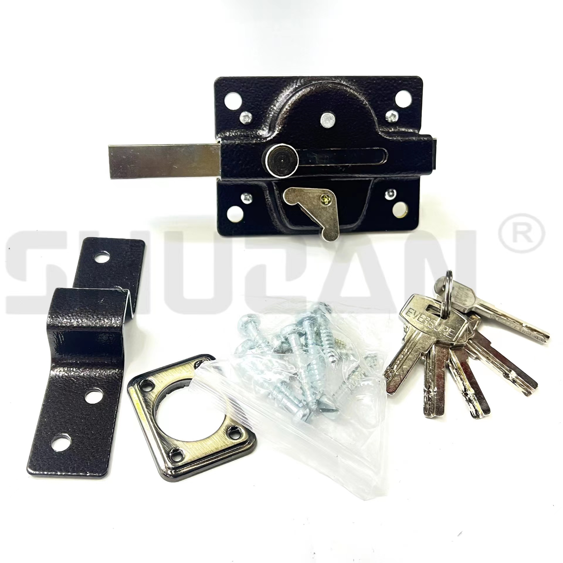Shuzan brand direct sales thickened stainless steel anti-theft lock, safe and durable door anti-theft lock, multiple models of anti-theft lock accessories, and other hardware tools