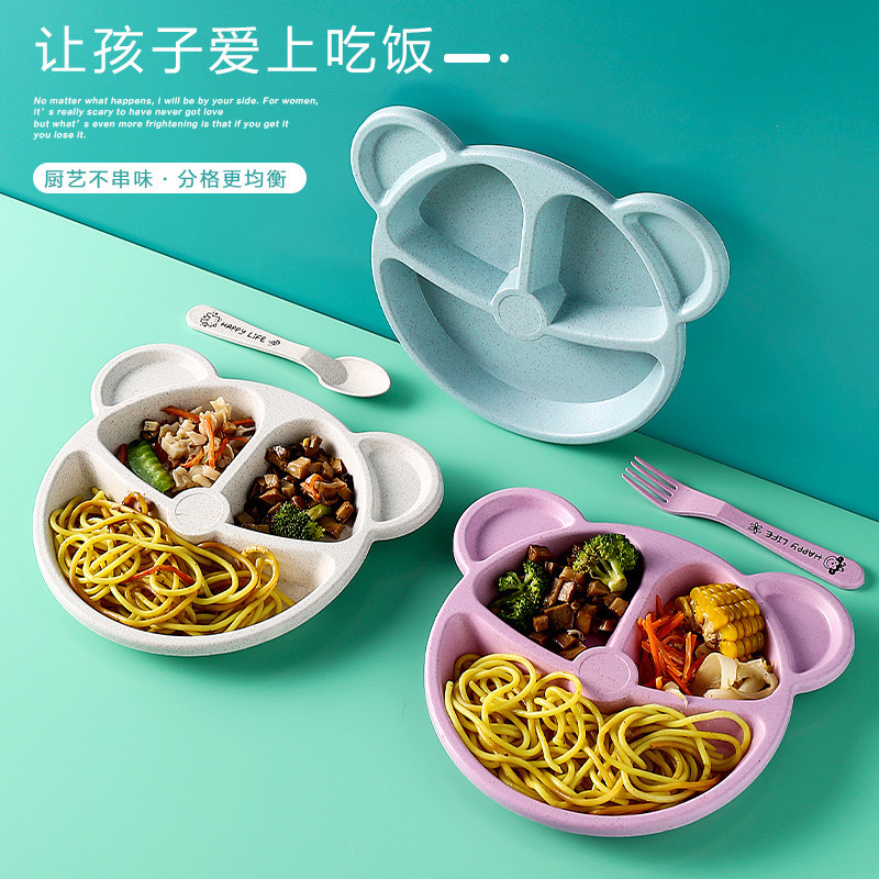 Export of children's compartments dinner plates details Picture