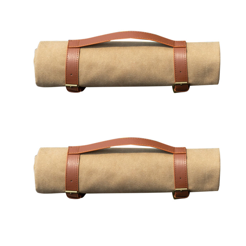PU leather yoga mat straps, quilts, blankets, carpets, decorative straps, outdoor blankets, hand-held straps, travel mat straps Application Scenario