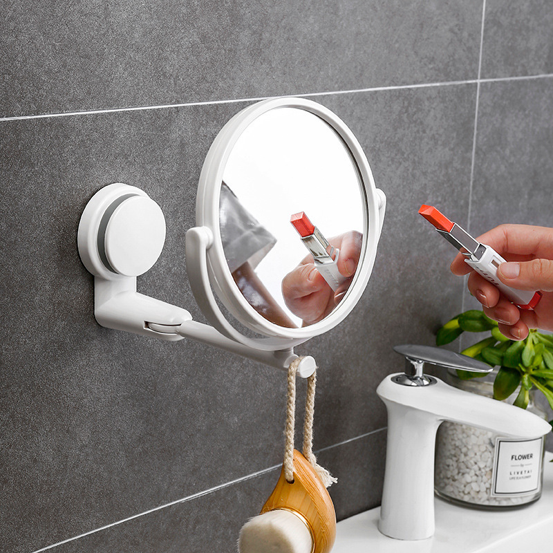 Hole-free folding round makeup mirror Specification image