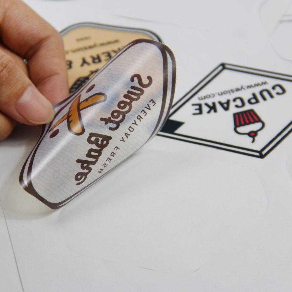 YESION inkjet transparent PET printing film is tear-resistant, waterproof and oil-proof. 20 A4 transparent stickers and self-adhesive label transparent printing paper details Picture