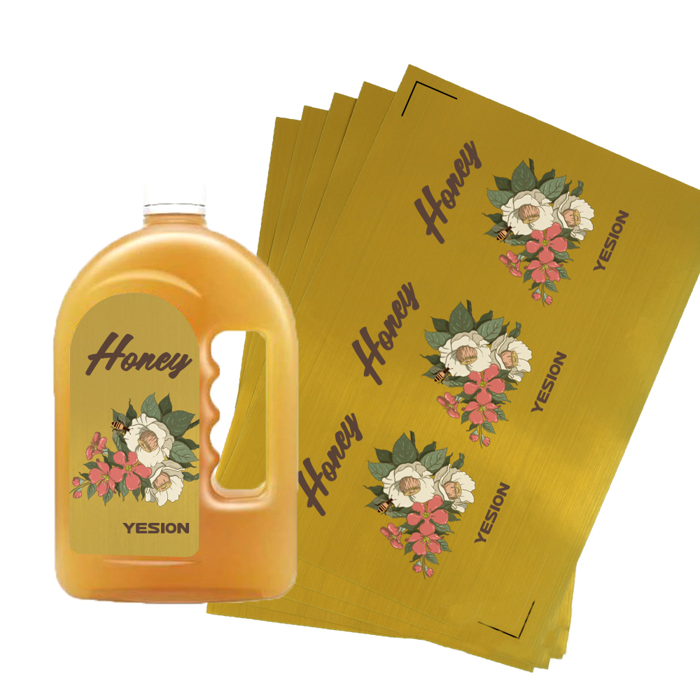 YESION inkjet matte gold PET printing film is tear-resistant, waterproof and oil-proof. 20 A4 matte silver stickers, self-adhesive labels, matte gold and matte silver printing paper Application Scenario