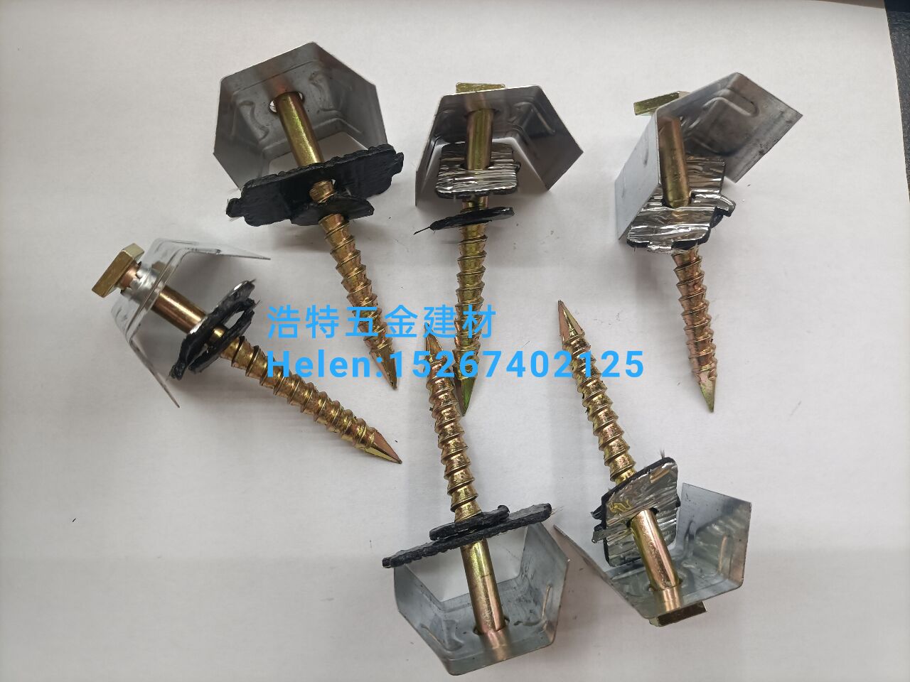 U-shaped roof bolt, saddle roof bolt, square roof bolt, corrugated rod, self-tapping screw, U-shaped roof bolt, color steel tile roof bolt, square head roof bolt Application Scenario