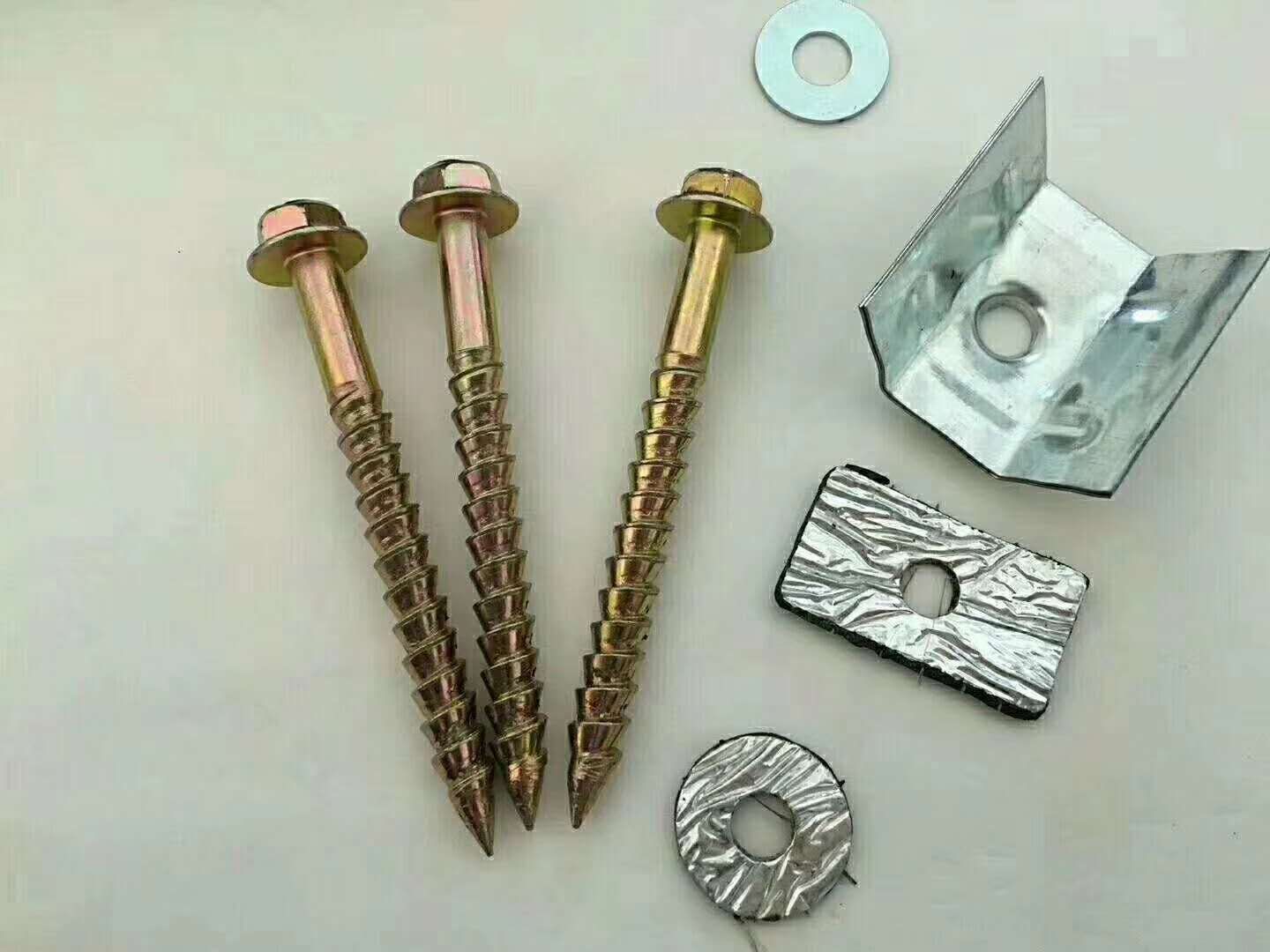 U-shaped roof bolt, saddle roof bolt, hexagonal roof bolt, roof bolt, color steel tile nail, roof bolt, U-shaped roof bolt, square head nail, self-tapping screw details Picture