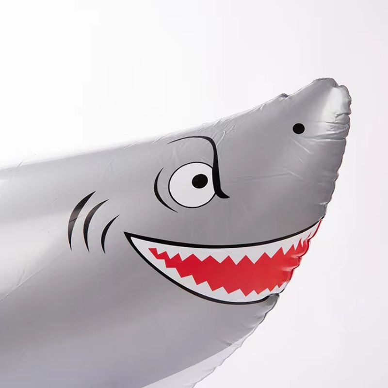 热销 环保PVC充气鲨鱼充气仿真动物吹气舞池装扮玩具源头厂家直销详情图3