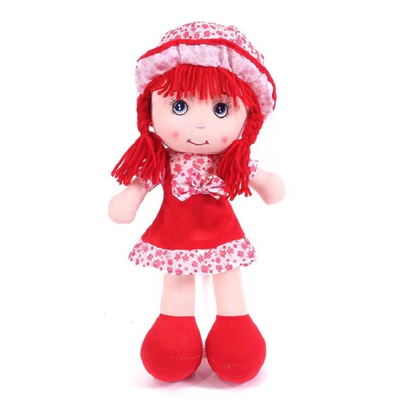 40cm-60cm floral bow doll, plush toy doll, cloth doll. Yiwu factory, low price wholesale. Any style can be customized. Music can be included Specification image