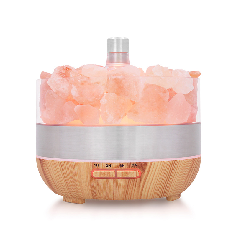 Salt stone essential oil diffuser, small electrical appliance, desktop indoor automatic spray humidification diffuser, hotel cross-border wholesale Item Picture