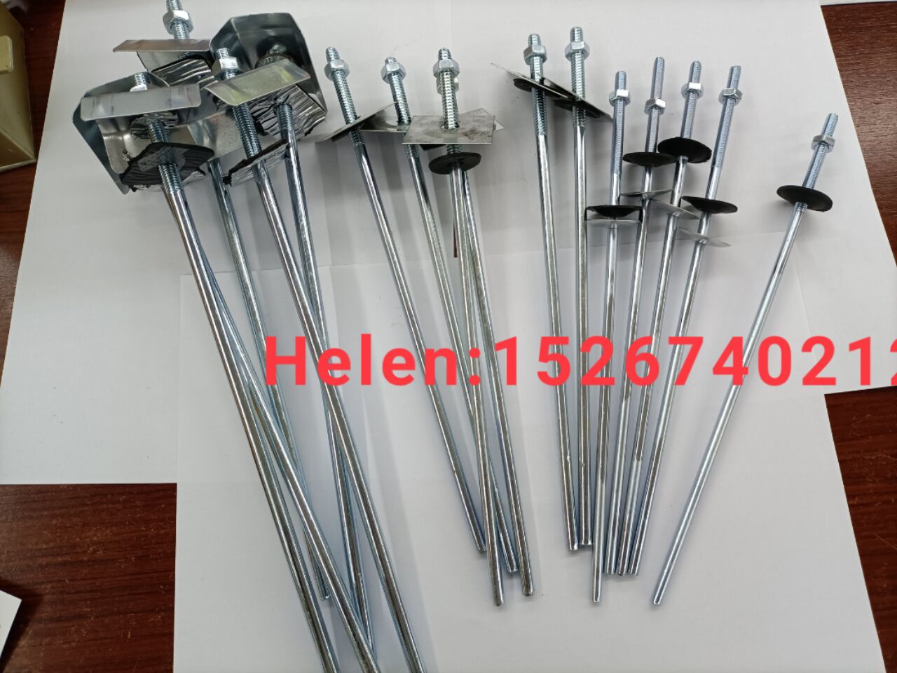 roof bolt, roof hook, corrugated rod, aluminum corrugated rod, L-shaped hook, corrugated hook, U-shaped hook, roof hook, roof nail 1, roof bolt, aluminum screw rod, combined hanging rod, corrugated rod pic 4