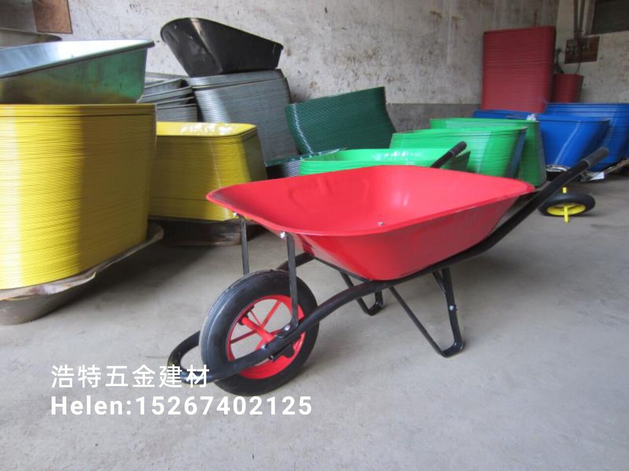 Trolley, construction site trolley, unicycle Item Picture