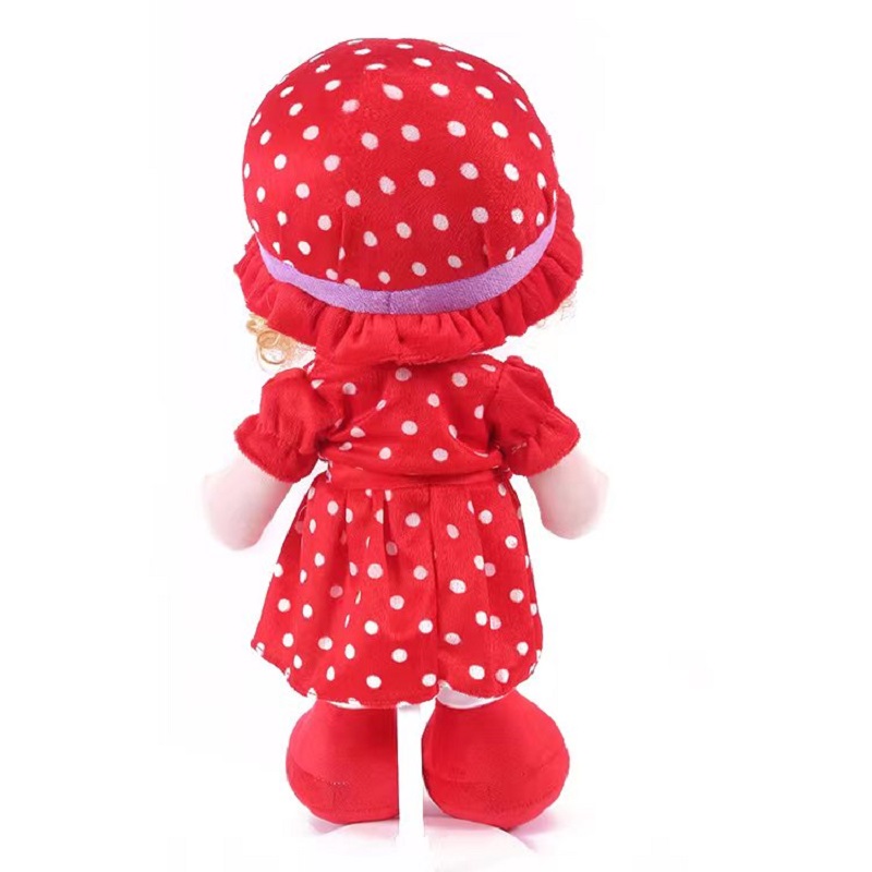 50cm super soft fabric doll, plush toy doll, cloth doll, Yiwu factory, low price wholesale, any style can be customized, can come with music Specification image