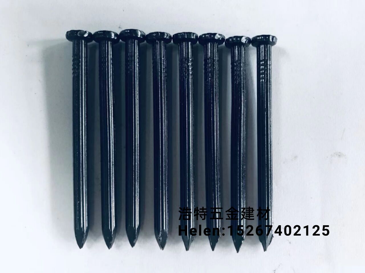 Straight-grained cement nails, cement steel nails, galvanized cement nails, twill cement nails, hard high-strength cement nails, steel nails, black cement nails, galvanized cement nails, steel nails, blackened cement nails Item Picture