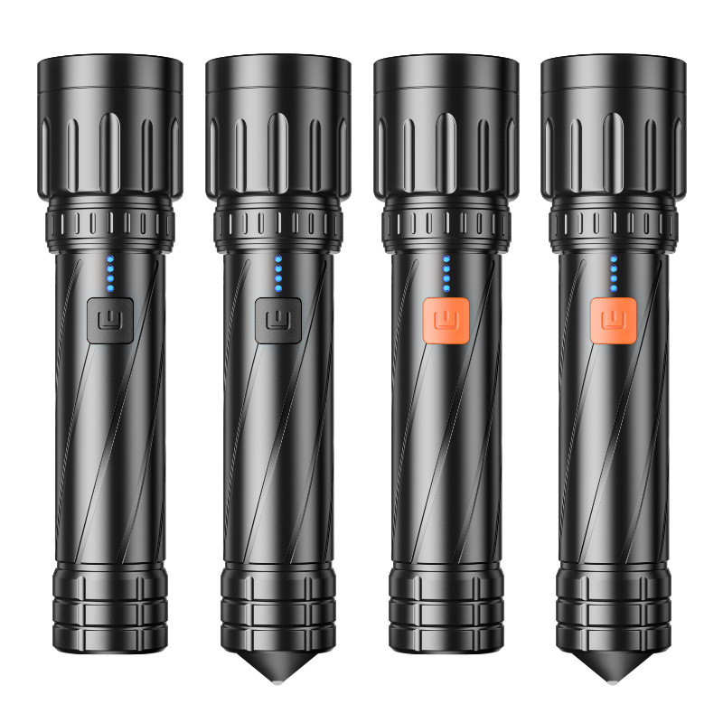Wholesale of new LED high-intensity flashlight Type-c charging P70 zoom emergency multi-functional outdoor flashlight Application Scenario