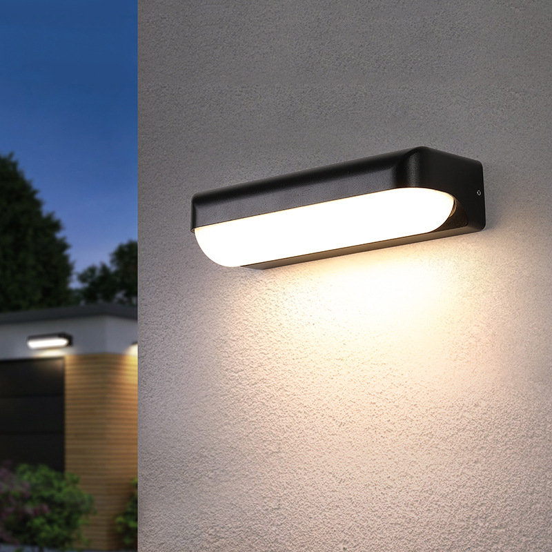 Outdoor wall lamps, waterproof villa courtyard lamps, outdoor corridor lamps, double-head spotlights, exterior wall decorative wall lamps for homestays and hotels Specification image