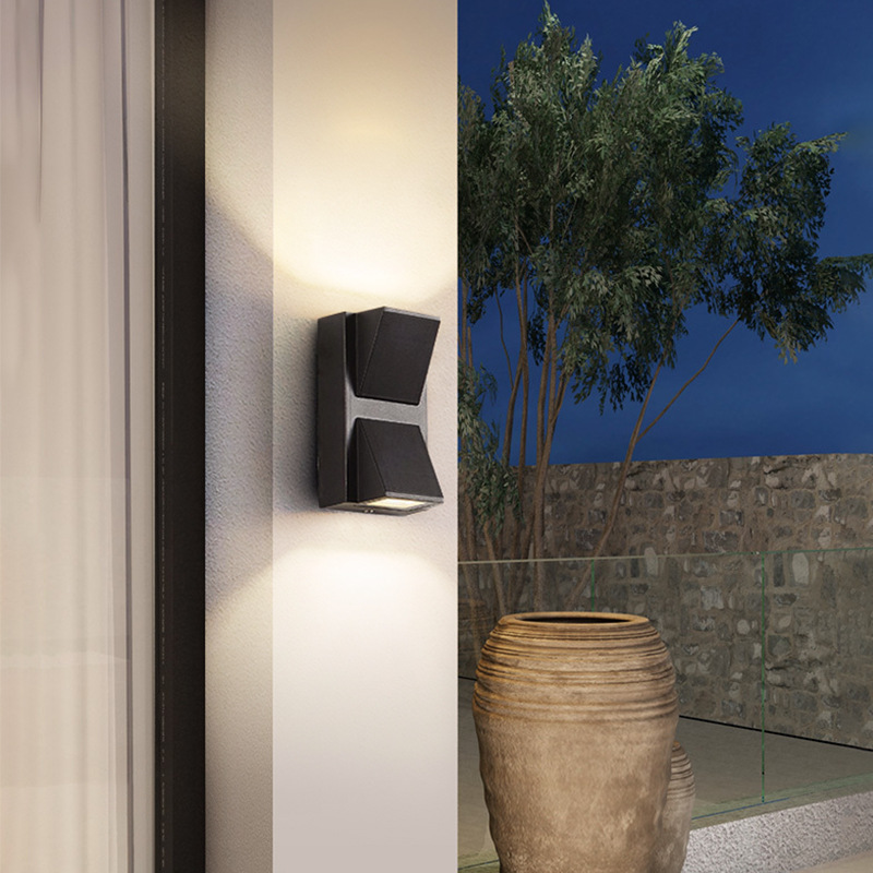 Outdoor wall lamps, waterproof balcony led ultra-bright, corridor staircase, simple outdoor wall, villa entrance, courtyard lighting fixtures