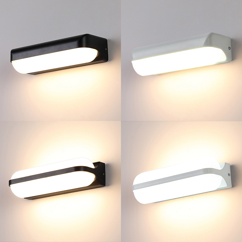 Outdoor wall lamps, waterproof villa courtyard lamps, outdoor corridor lamps, double-head spotlights, exterior wall decorative wall lamps for homestays and hotels