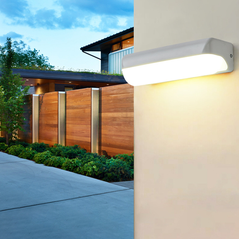 Outdoor wall lamps, waterproof villa courtyard lamps, outdoor corridor lamps, double-head spotlights, exterior wall decorative wall lamps for homestays and hotels Item Picture