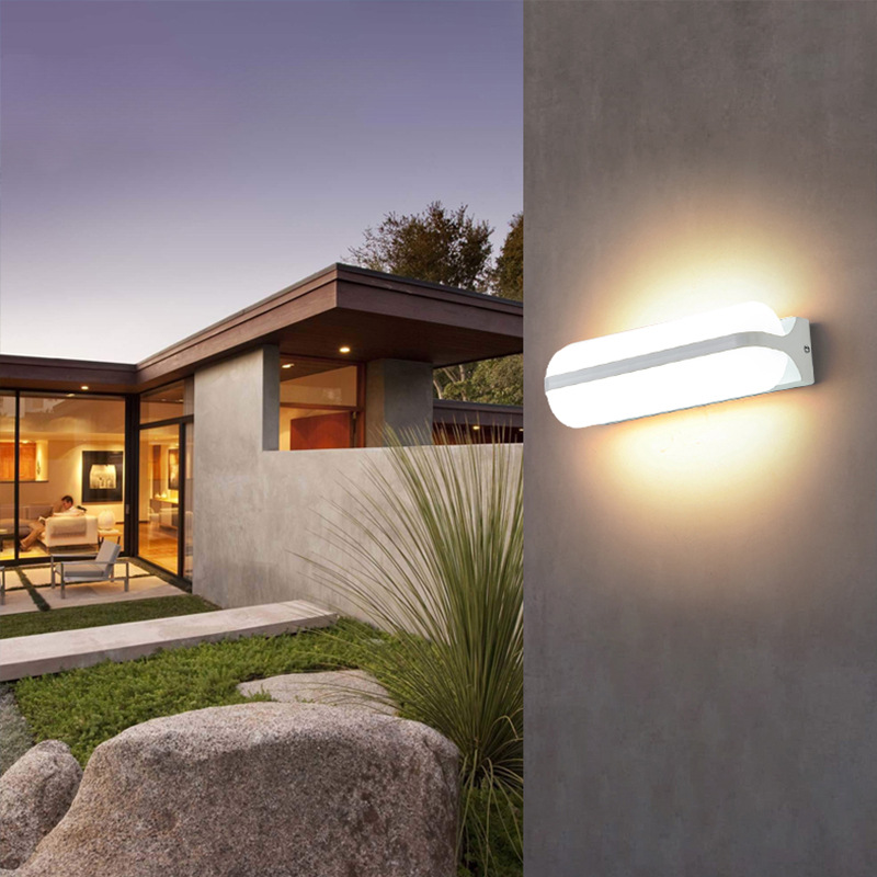 Outdoor wall lamps, waterproof villa courtyard lamps, outdoor corridor lamps, double-head spotlights, exterior wall decorative wall lamps for homestays and hotels Application Scenario