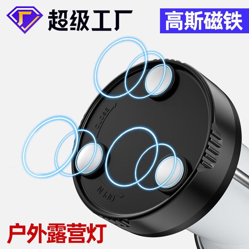 The new outdoor camping lamp Type-C emergency light, multi-functional tent, solar charging LED high-intensity camping lamp Application Scenario