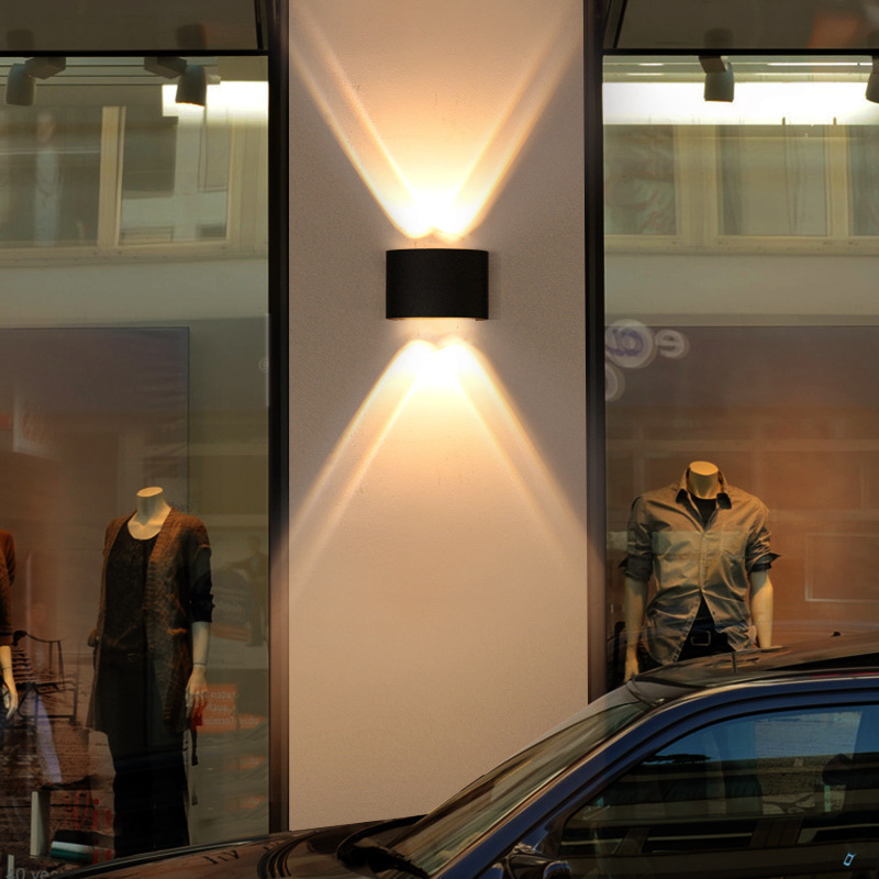 Outdoor waterproof led wall lamps, balcony lamps, hotel courtyard modern and simple corridor, corridor, staircase hanging lamps, exterior wall lamps Application Scenario