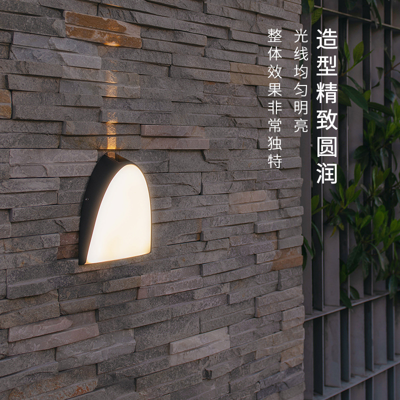 Wall lamps, outdoor waterproof courtyard gate lamps, household balcony exposed table lamps, corridor passageways, garden decorative wall lamps Application Scenario