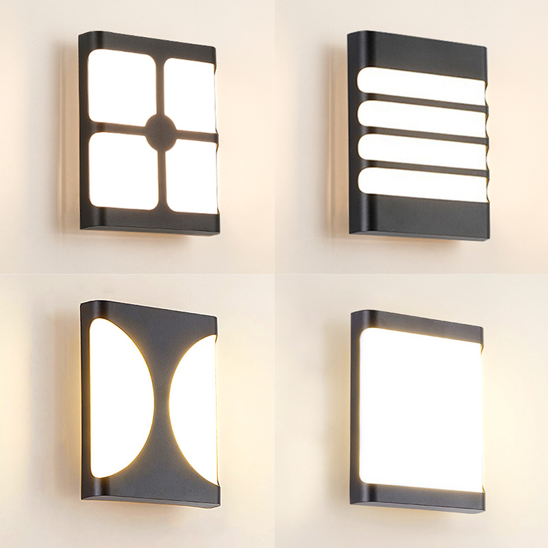Wall lamps, outdoor courtyard garden fence decorative lights, corridor passageways, home balcony LED waterproof lights, cross-border special supply
