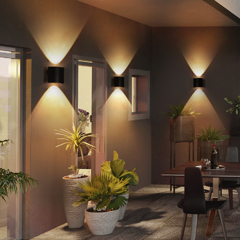 Outdoor waterproof led wall lamps, balcony lamps, hotel courtyard modern and simple corridor, corridor, staircase hanging lamps, exterior wall lamps Specification image