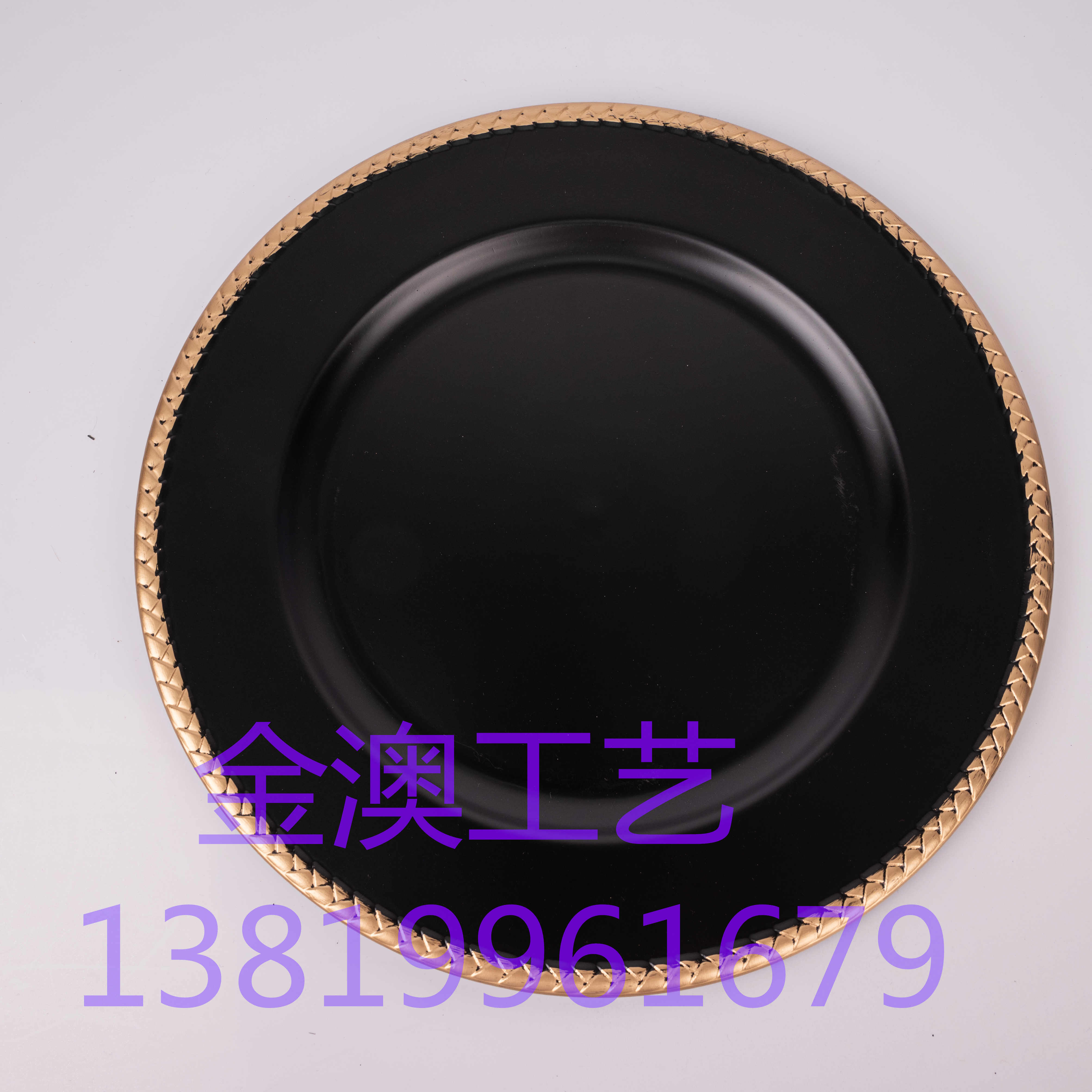 圣诞盘/婚庆盘/塑料盘细节图