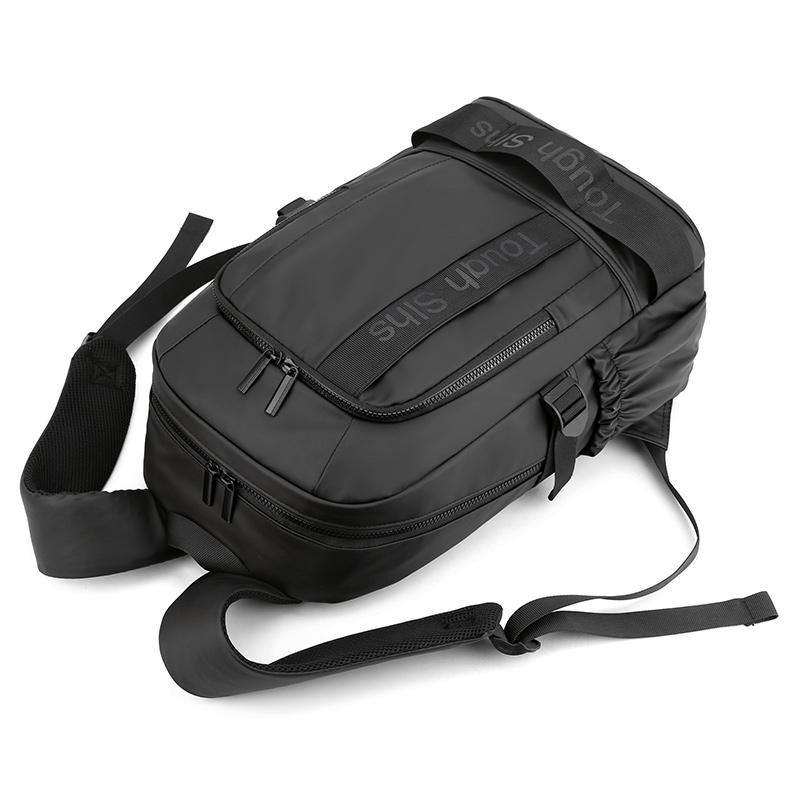 2022潮流男士背包大容量旅行包商务笔记本电脑包新款学生书包时尚详情图2