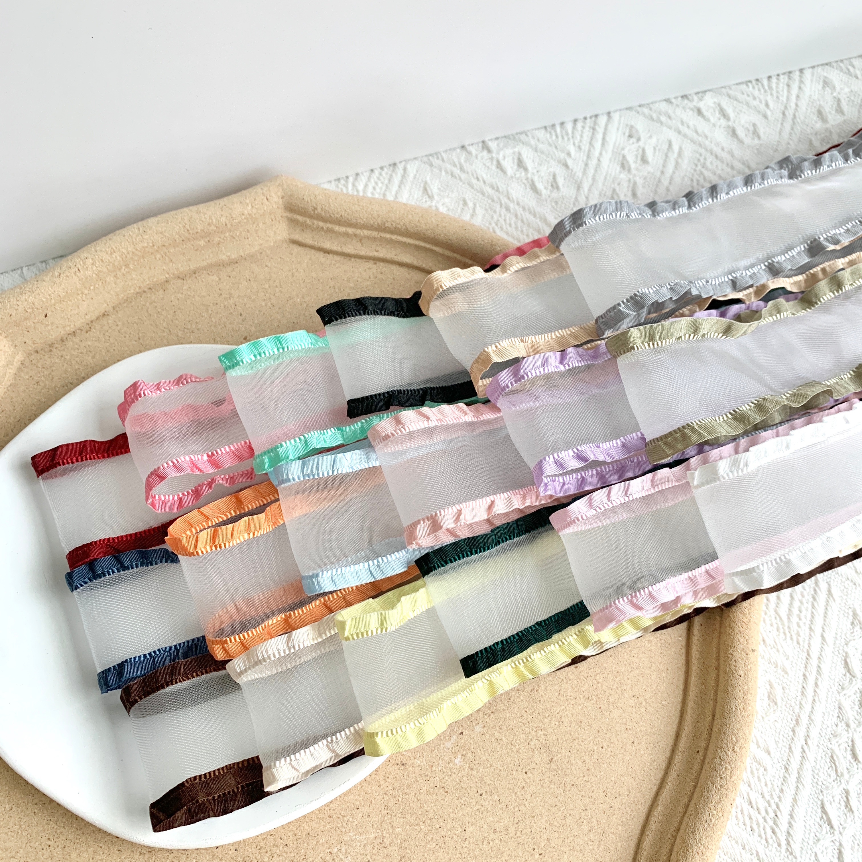 New fashion item: Snow gauze lace ribbon