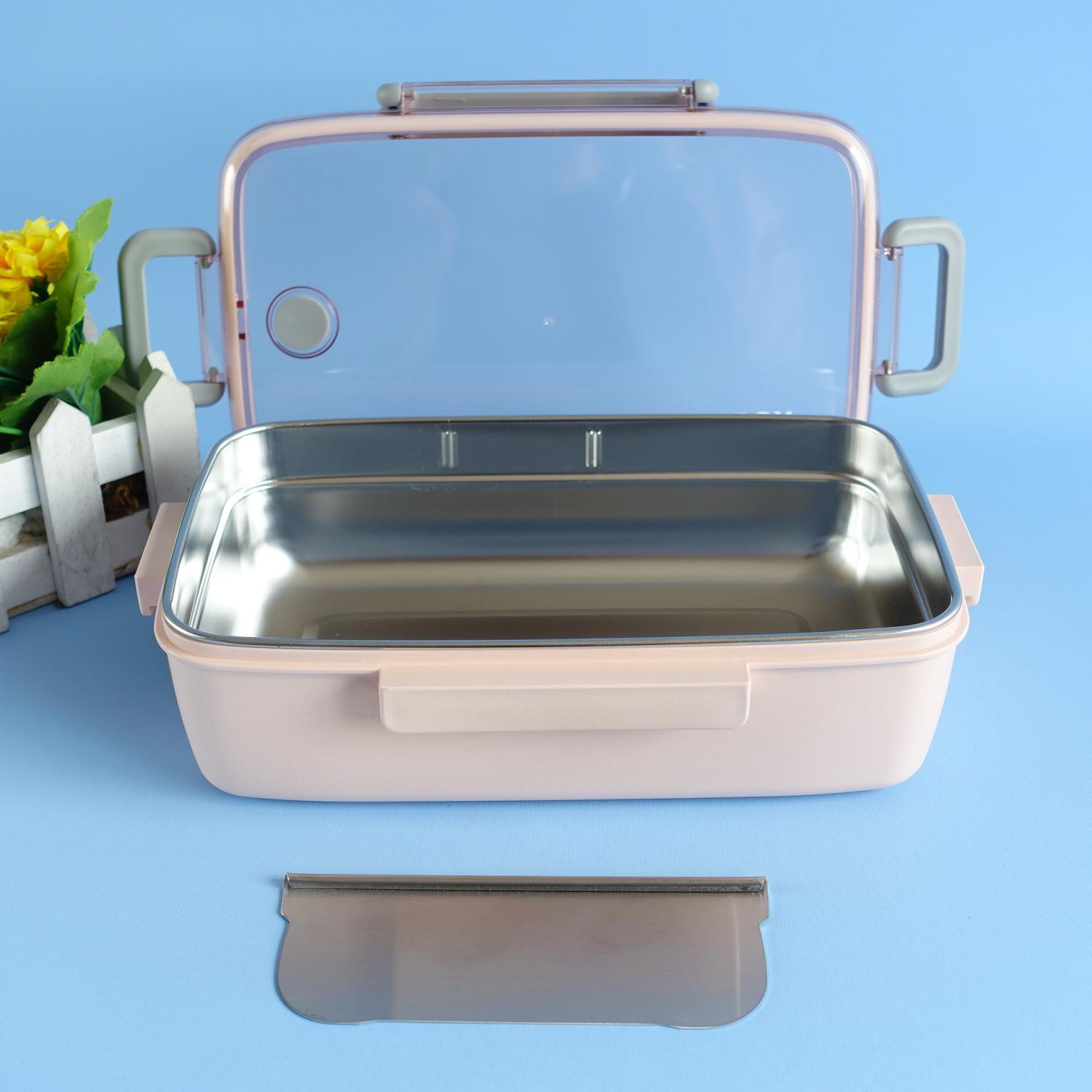 Plastic insulated lunch box