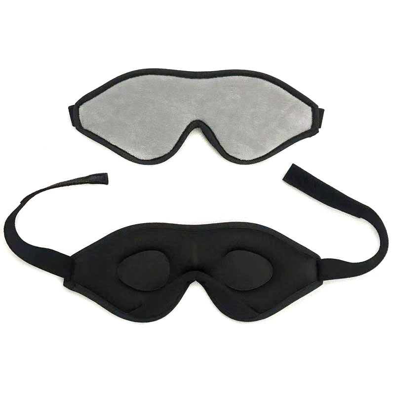 قناع العين الرمادي ثلاثي الأبعاد ذو غطاء للضوء Item Picture