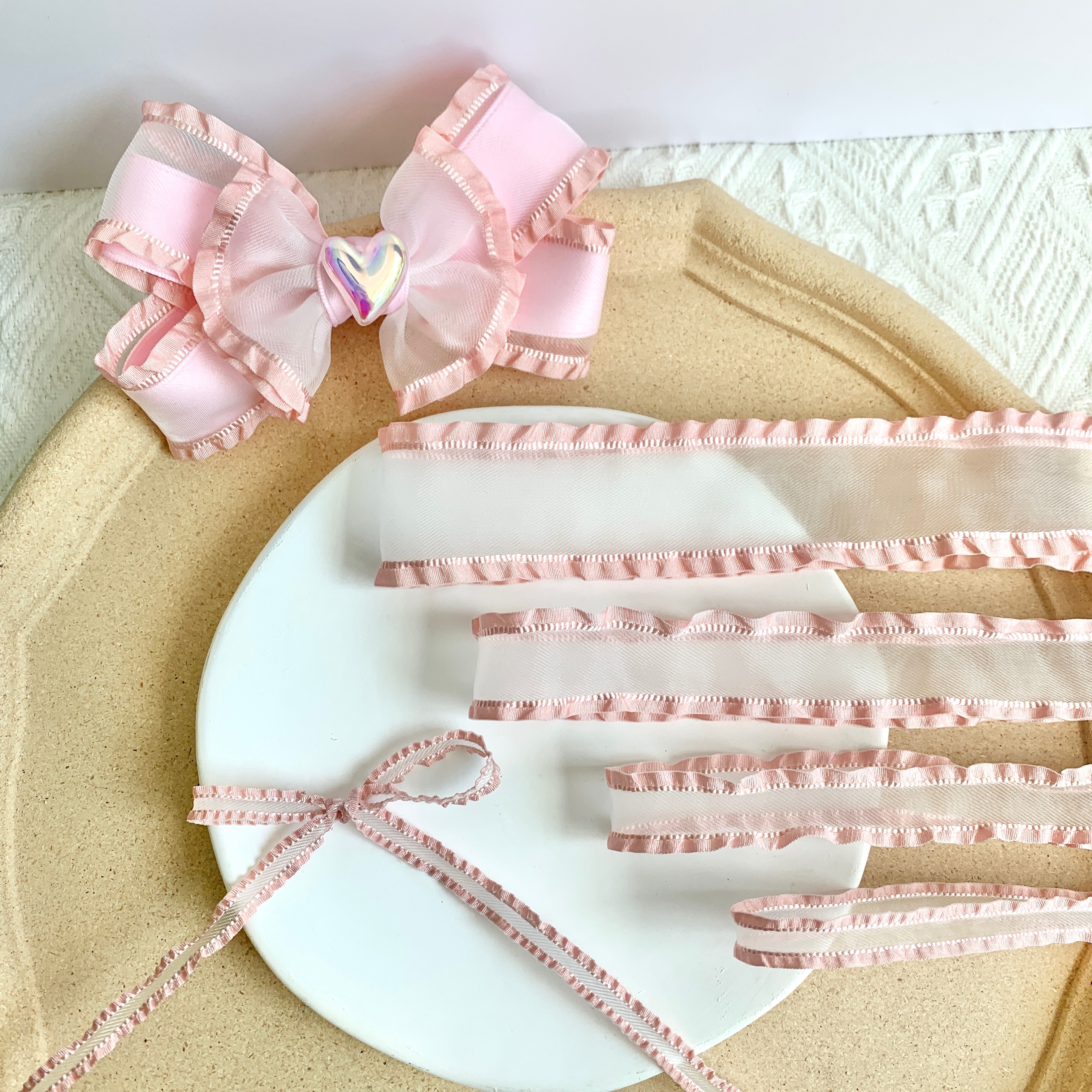 New fashion item: Snow gauze lace ribbon Specification image