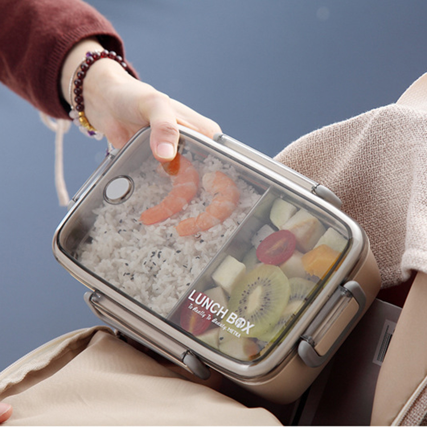 Plastic insulated lunch box Specification image