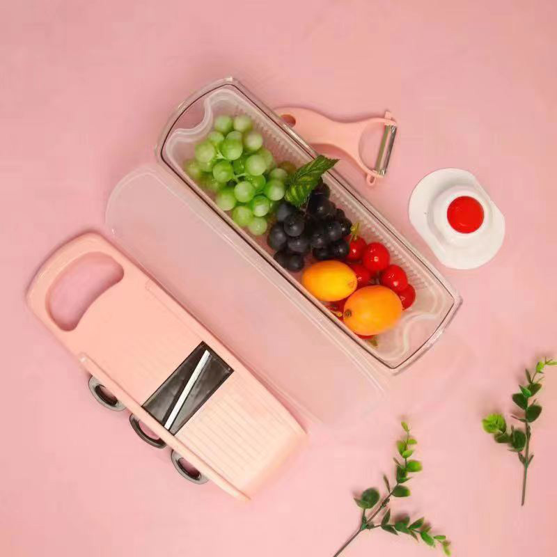 Multi-functional vegetable cutter, grater, grater, potato shreder, household hand guard, peeler, kitchen wonder Specification image