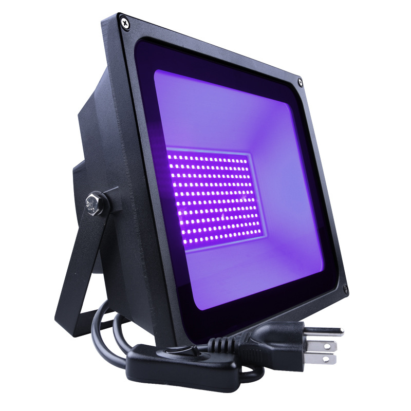 LED purple light floodlight, KTV, bar, haunted house, UV fluorescent curing lamp, outdoor and indoor, waterproof IP66 Specification image