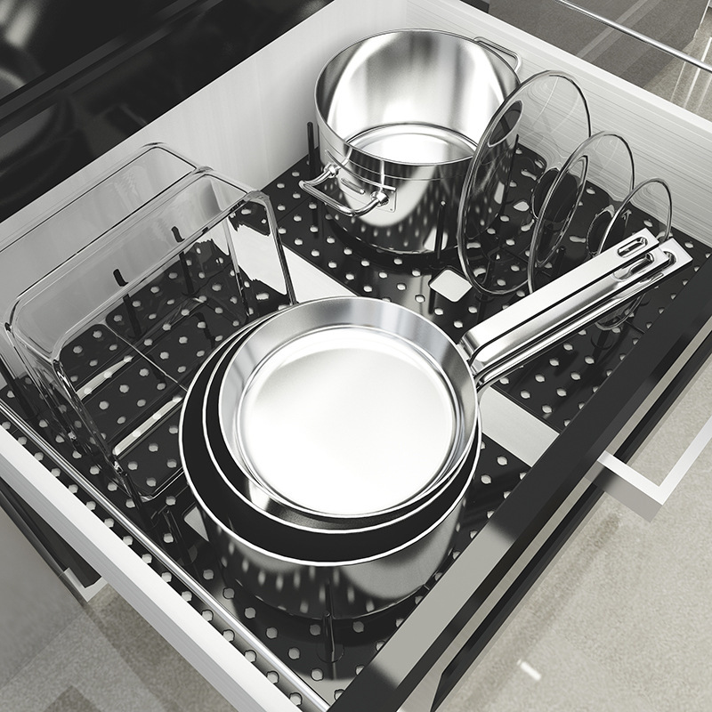 Drawer-type extendable draining bowl rack Application Scenario