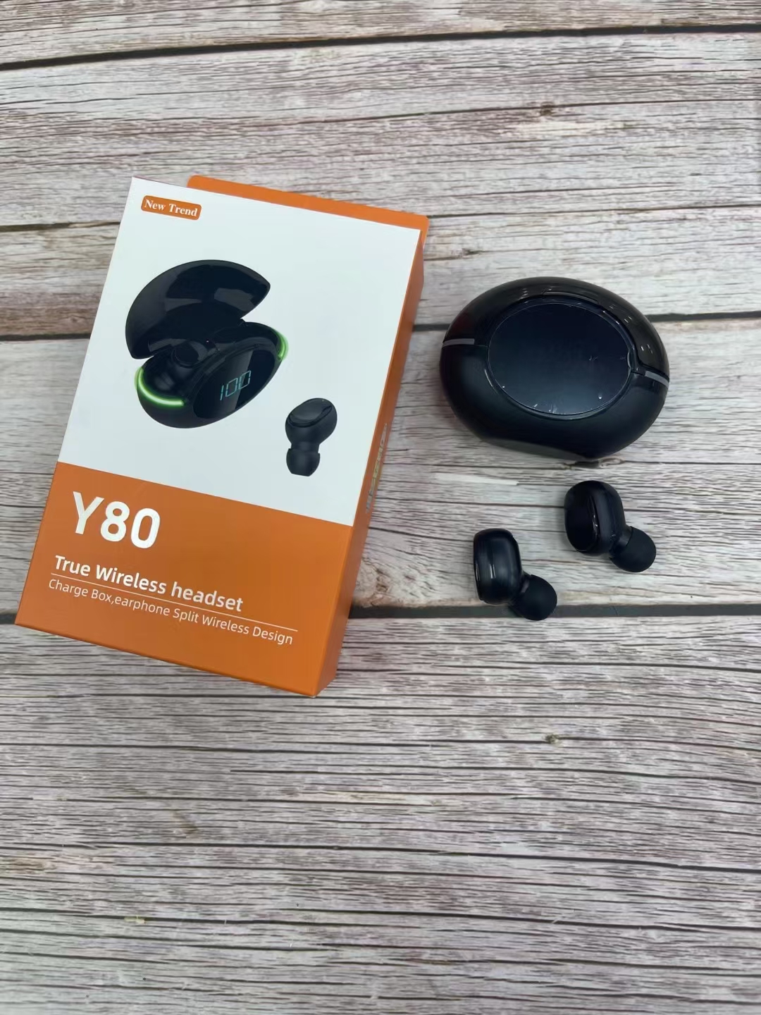 Wireless Bluetooth headphones for fitness and running, suitable for both men and women with digital display Item Picture