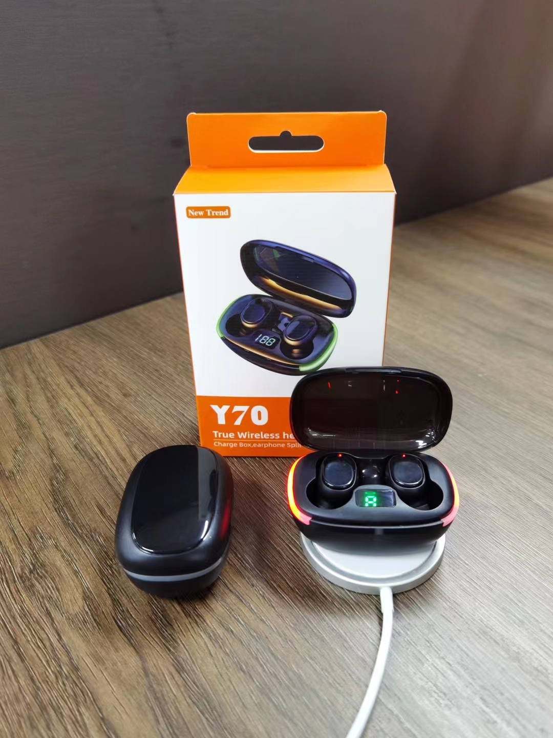 New wireless Bluetooth sports and gaming headphones with lights, wireless charging, running, fitness and gaming, suitable for both men and women. Exclusive Bluetooth headphones for Apple, vivo, opp and Xiaomi Specification image
