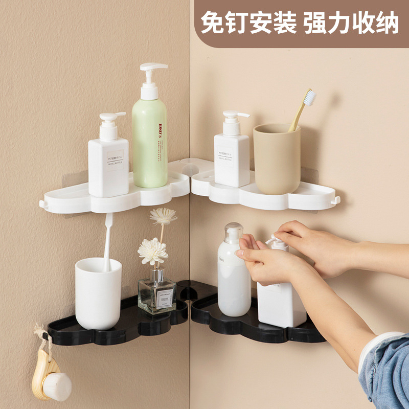 Wing-shaped corner storage rack without drilling Specification image