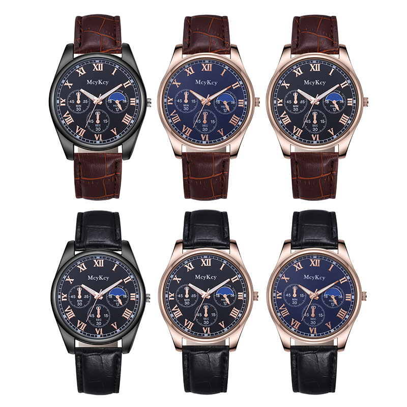 男款手表/便宜手表/石英表白底实物图