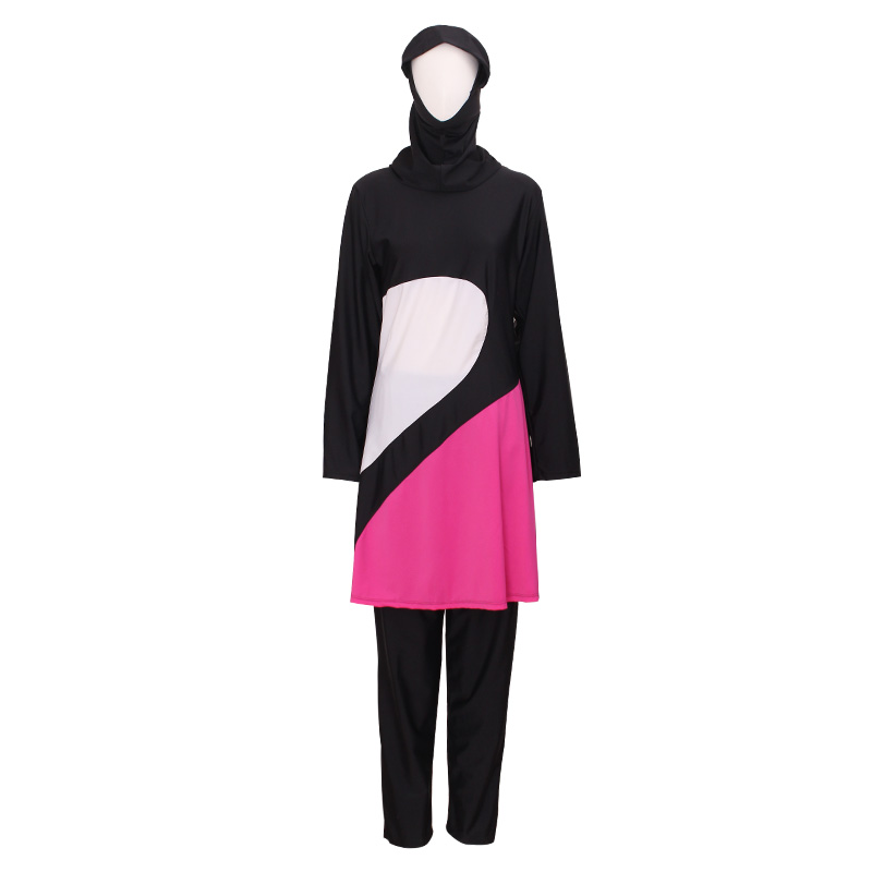 【工厂定制】2022新款跨境中东外单泳衣Muslim长袖长裤防晒覆盖式遮肉保守泳装回族阿拉伯穆斯林游泳衣外贸厂家批发