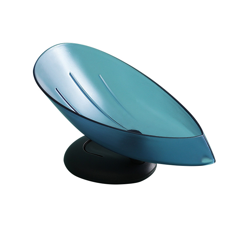 Creative no-hole, rotatable suction cup soap box