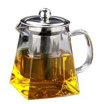 家用高硼硅玻璃泡茶壶茶杯套装不锈钢过滤分茶器冲煮茶功夫茶具