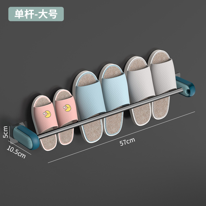Bathroom retractable shoe rack without drilling holes Application Scenario