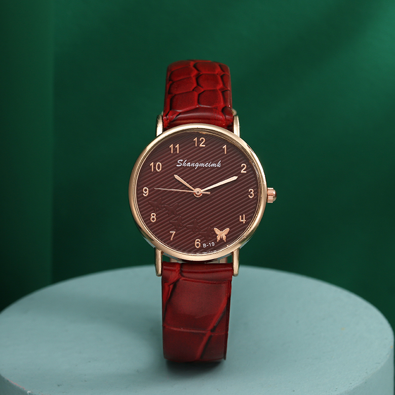 新款品牌手表厂家批发外贸定制石英表防水女士手表女 SHAMGMEIMK Watch 时装表