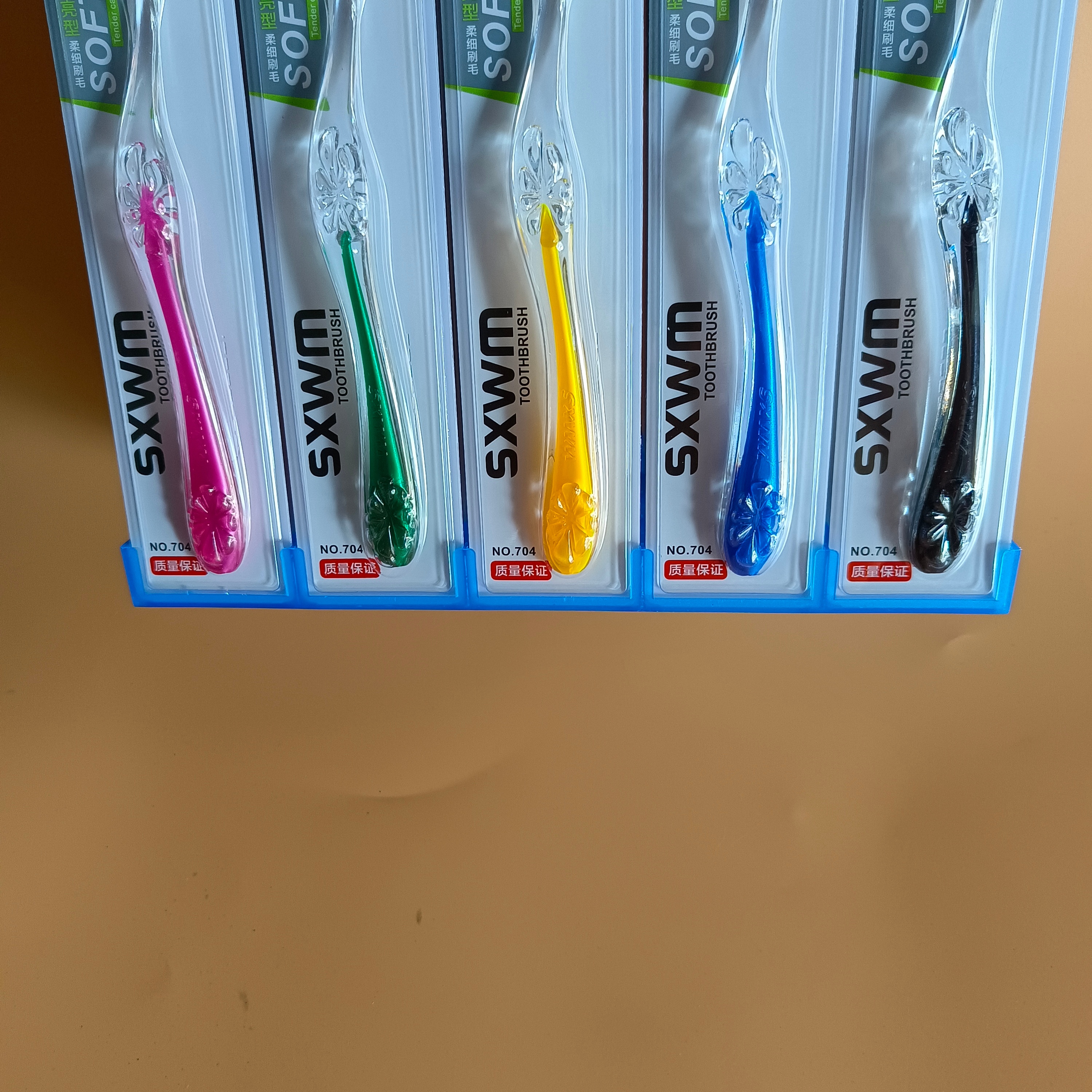 软毛牙刷细节图