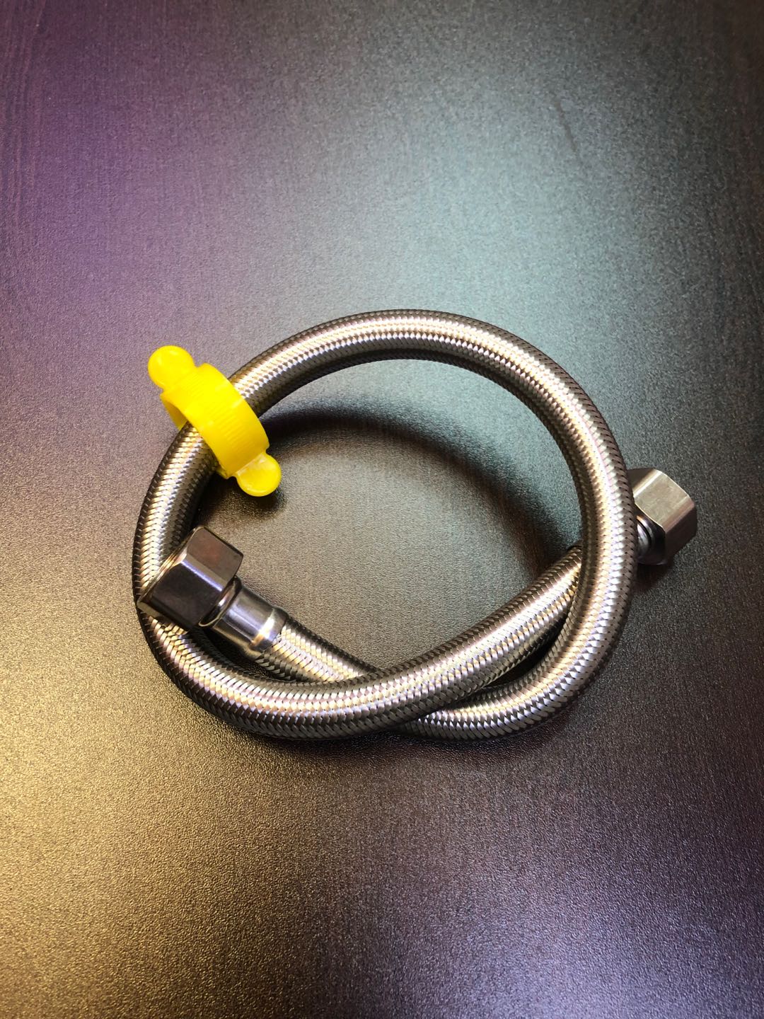 304不锈钢上水进钢丝软管水直通对接软管马桶进水管永能兰花