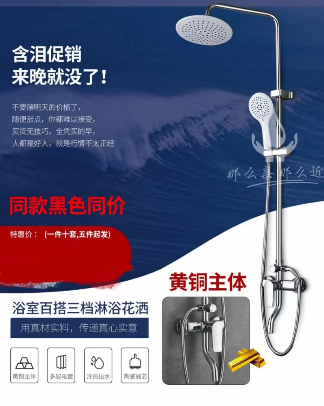 花洒套装/淋浴套装/喷头套装细节图