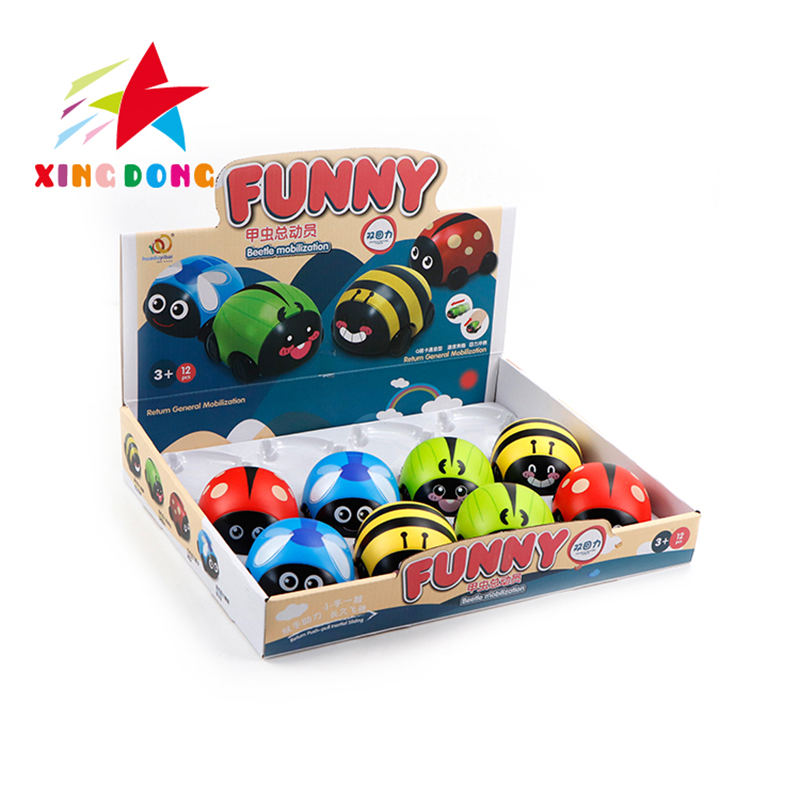 Children's toys: ABS Beetle Story, Bidirectional Rebound Car, Roller coaster, Colorful Beetle Item Picture